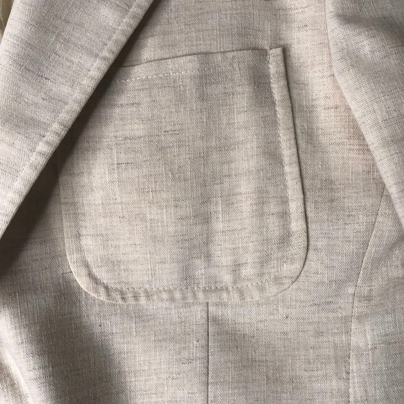 George Barry Men’s Vintage Single Breasted Linen Blazer - Picture 3 of 11